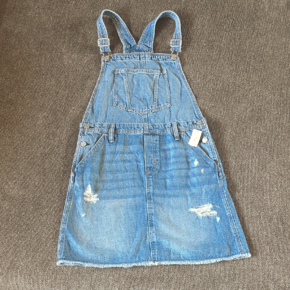 NWT GAP Blue Denim Kids Overalls